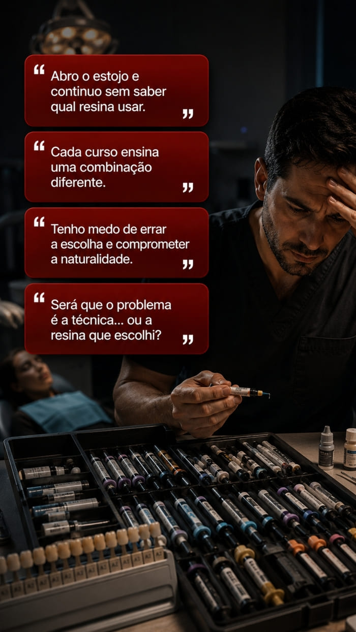 Visual de reflexão sobre a decisão clínica